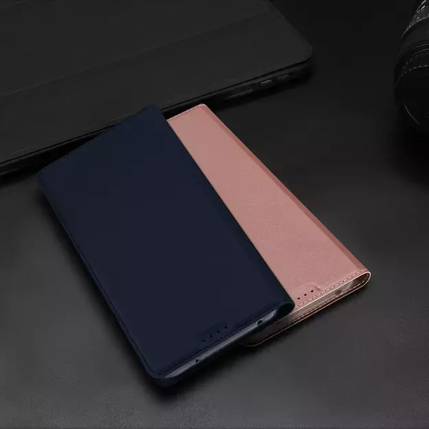 Dux Ducis Skin Pro Case for Xiaomi Redmi Note 12 Flip Card Wallet Stand Blue 17