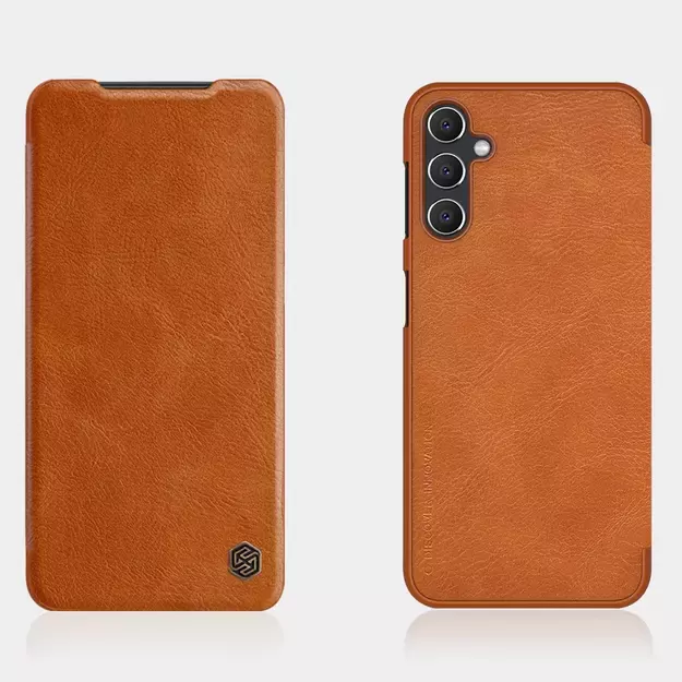 Nillkin Qin Leather case leather case with flap wallet brown 8