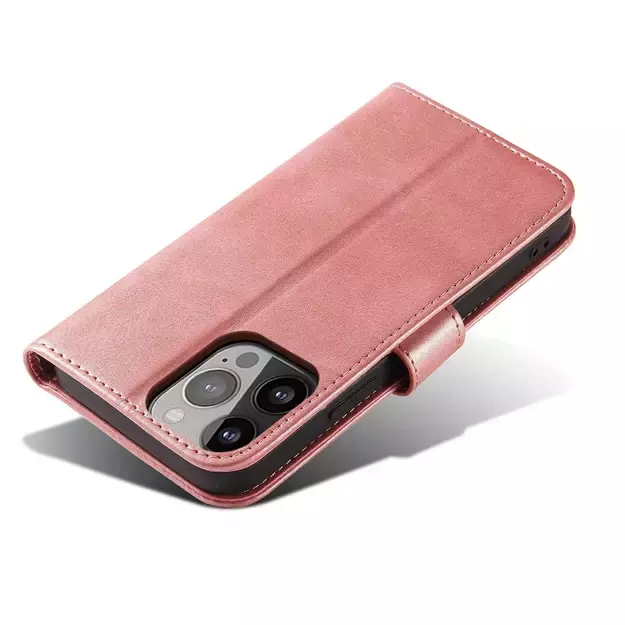 Magnet Case Cover for Xiaomi Redmi Note 12 5G / Poco X5 5G Cover Flip Wallet Stand Pink 4