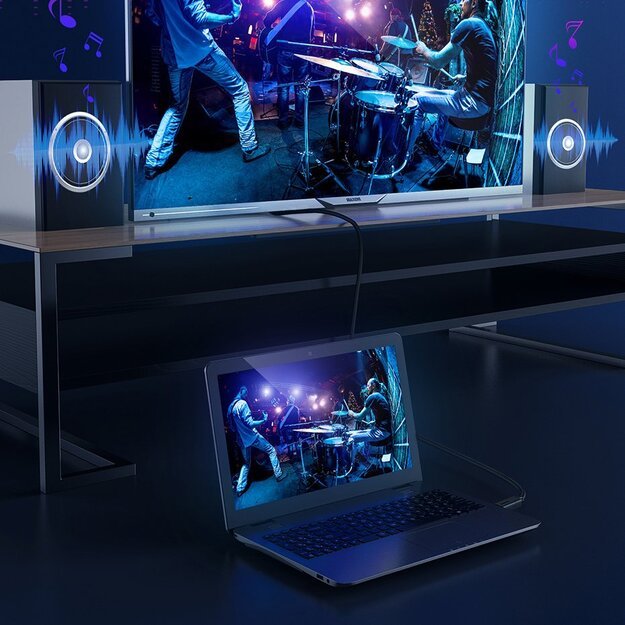 Baseus HDMI 2.0 cable 4K 60 Hz 3D HDR 18 Gbps 2 m black (CAKGQ-B01) 18