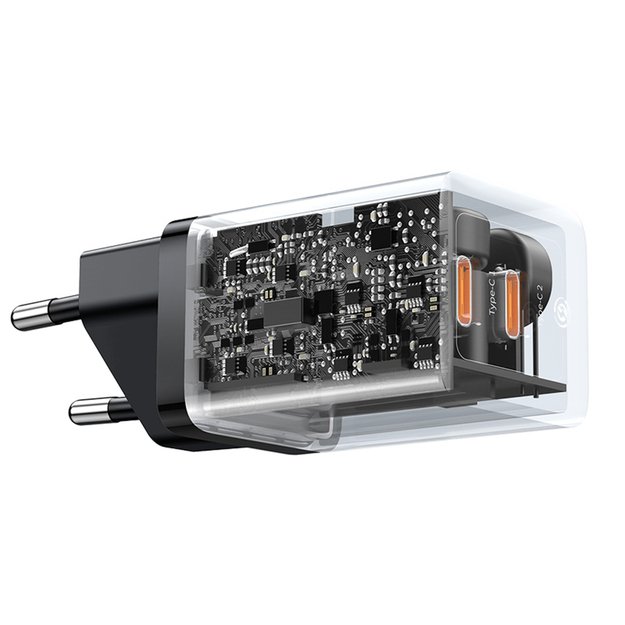 Baseus GaN5 Pro 40W 2xUSB-C Wall Charger - Black 5