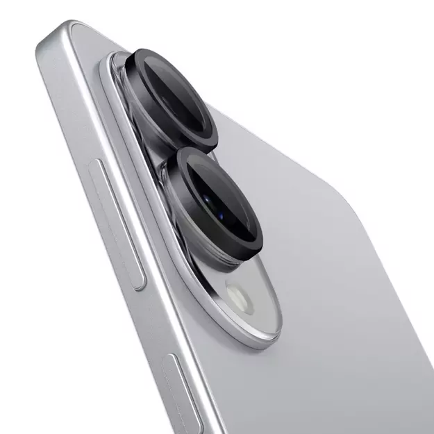 Spigen Optik Pro GLAS.TR &quot Ez Fit&quot  2-pack Camera Cover for Samsung Galaxy S25 Edge - Black 2