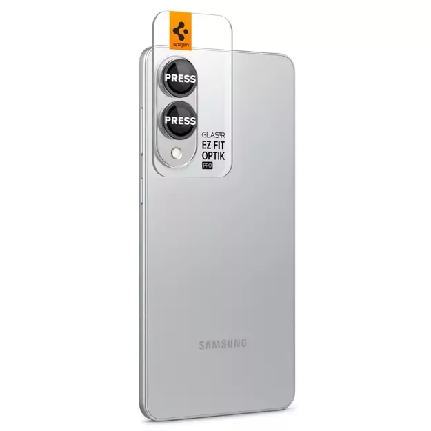 Spigen Optik Pro GLAS.TR &quot Ez Fit&quot  2-pack Camera Cover for Samsung Galaxy S25 Edge - Black 5