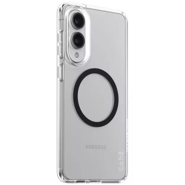 CARE by PanzerGlass Flagship Urban Combat Black QI Case for Samsung Galaxy S25 Edge - Transparent 1