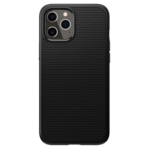 Spigen Liquid Air Case for iPhone 12 / iPhone 12 Pro - Matte Black 14