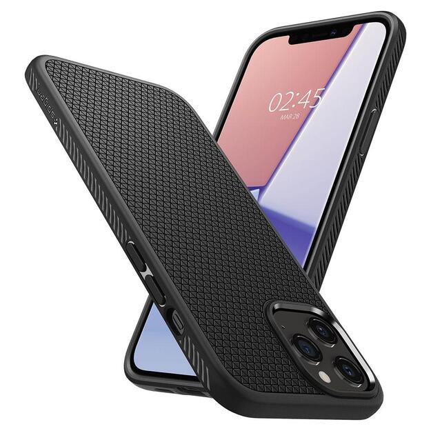 Spigen Liquid Air Case for iPhone 12 / iPhone 12 Pro - Matte Black 8