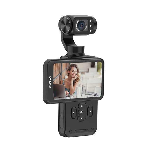 Ordro Pocket M5 3-Axis Gimbal Camera, 5K, for Vlogging and YouTube &ndash; Black