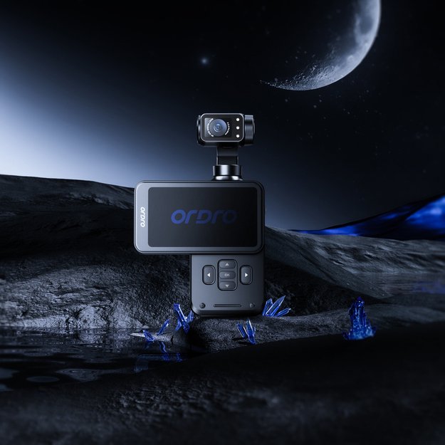 Ordro Pocket M5 3-Axis Gimbal Camera, 5K, for Vlogging and YouTube &ndash; Black 11