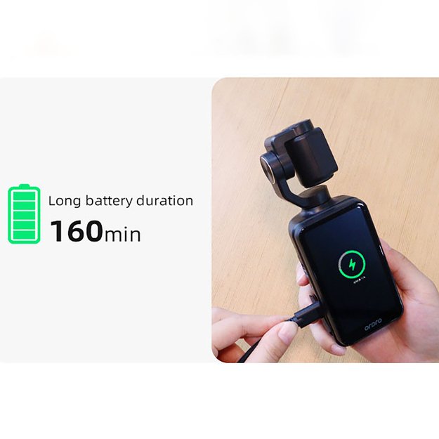 Ordro Pocket M5 3-Axis Gimbal Camera, 5K, for Vlogging and YouTube &ndash; Black 14