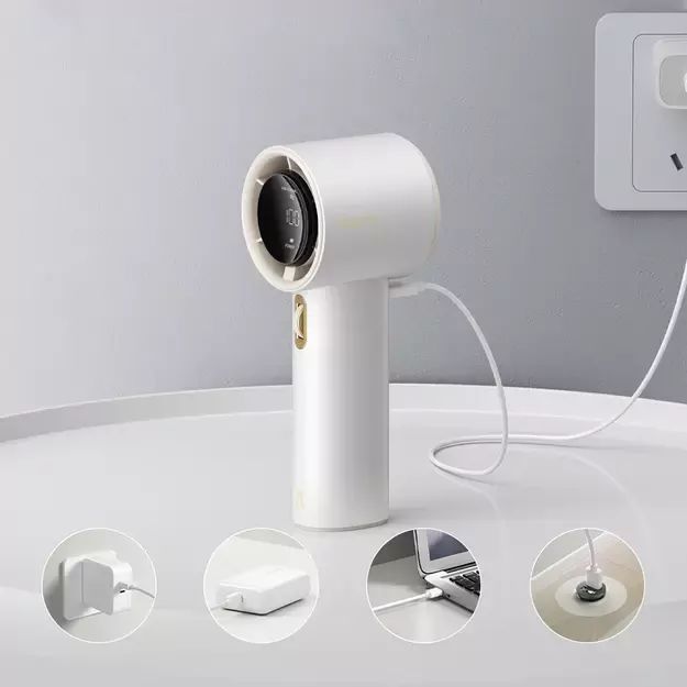 Jisulife Handheld Fan Pro1 3600mAh FA53 (ABS) Mini Blower Portable USB Fan - White 8