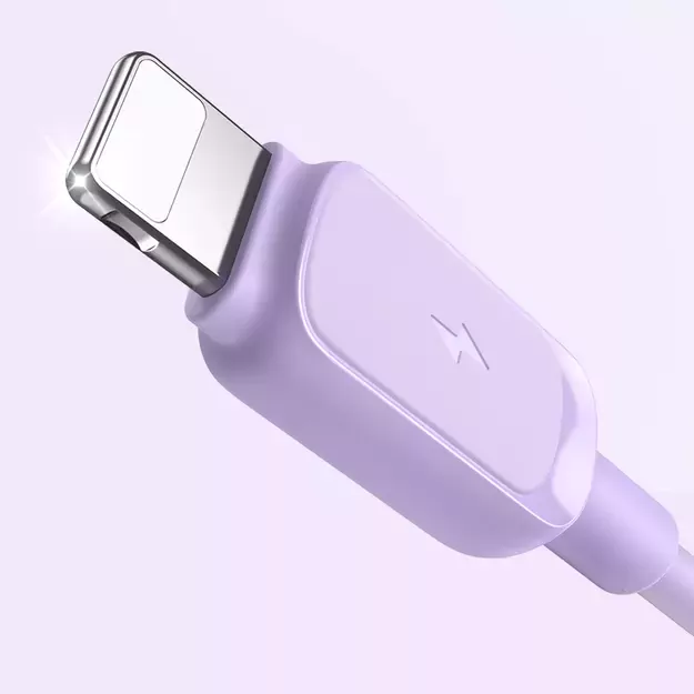 Joyroom Multi-Color Series A14 Lightning / USB-A 2.4A 1.2 m cable - purple 19