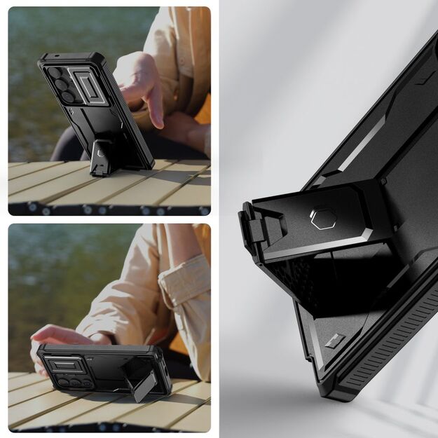 Tech-Protect Kevlar Cam+ Case for Samsung Galaxy S25 Ultra - Black 2