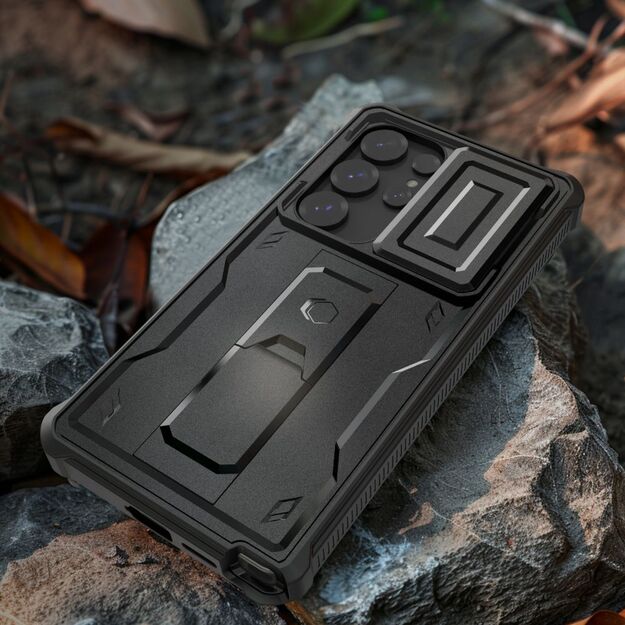 Tech-Protect Kevlar Cam+ Case for Samsung Galaxy S25 Ultra - Black 6