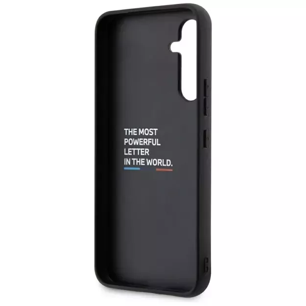 Case BMW BMHCSA5422PTDK A54 black/black Leather Stamp Tricolor 5