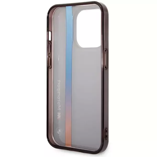 Case BMW BMHCP14X22HVGV iPhone 14 Pro Max 6.7&quot  black/black IML Tricolor Stripe 13
