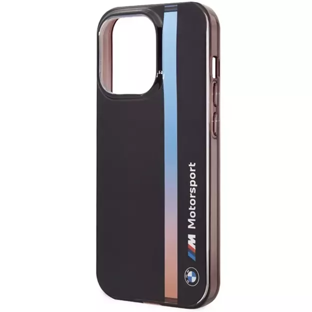 Case BMW BMHCP14X22HVGV iPhone 14 Pro Max 6.7&quot  black/black IML Tricolor Stripe 12