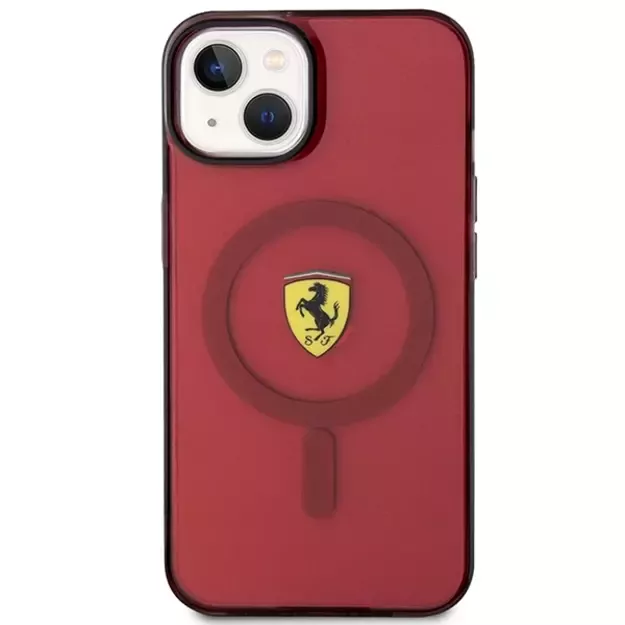 Ferrari FEHMP14SURKR iPhone 14 6.1  red/red hardcase Translucent Magsafe 2