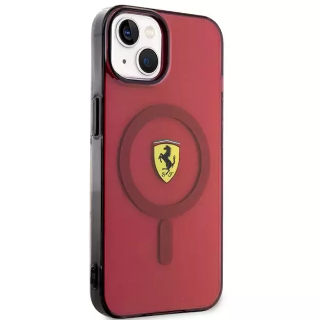 Ferrari FEHMP14SURKR iPhone 14 6.1  red/red hardcase Translucent Magsafe 3