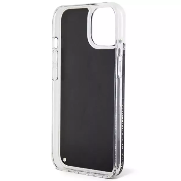 Guess Liquid Glitter Marble case for iPhone 14 - black 5