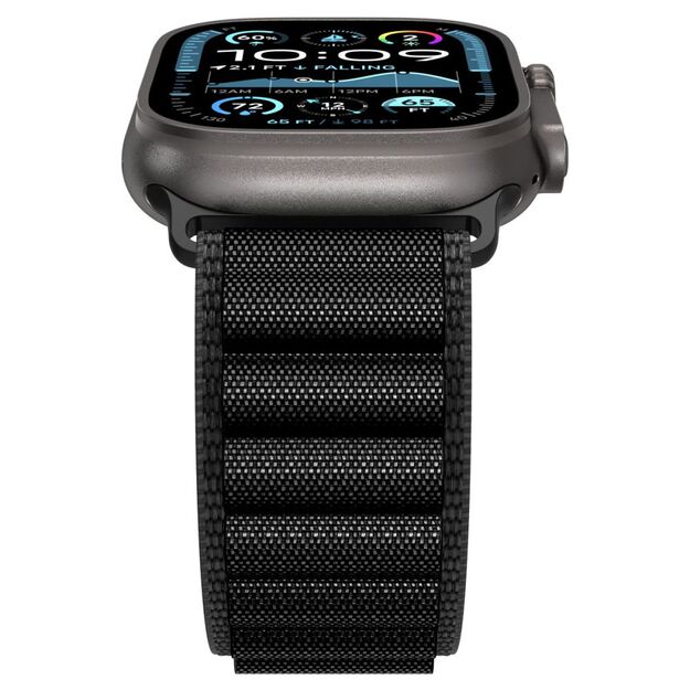 Strap Spigen WBF1 Strap for Apple Watch 44 / 45 / 46 / 49 mm - Black 6