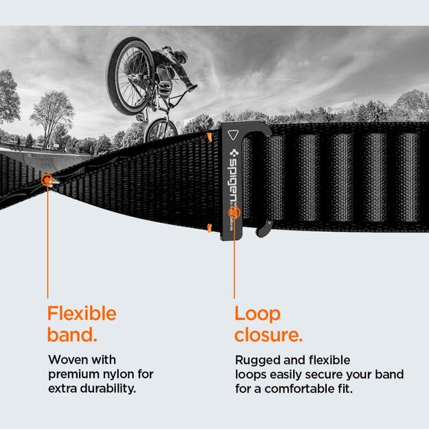 Strap Spigen WBF1 Strap for Apple Watch 44 / 45 / 46 / 49 mm - Black 14