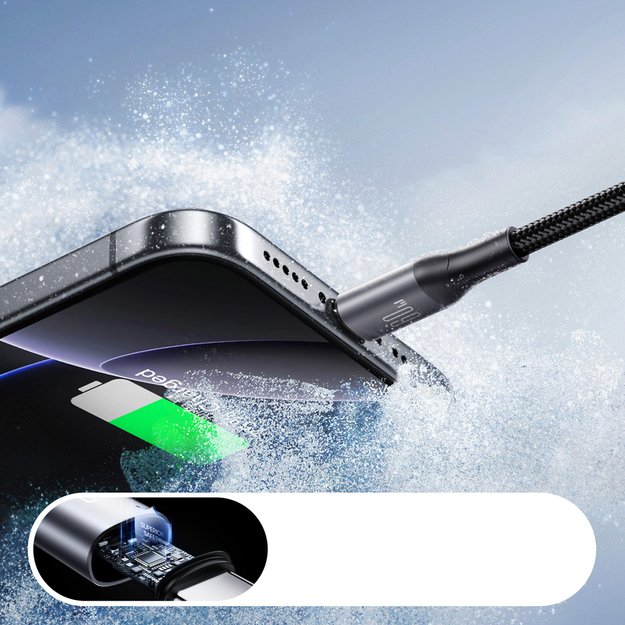 Joyroom S-A28 Flash Series 60W USB-C - USB-C cable 2m - black 5