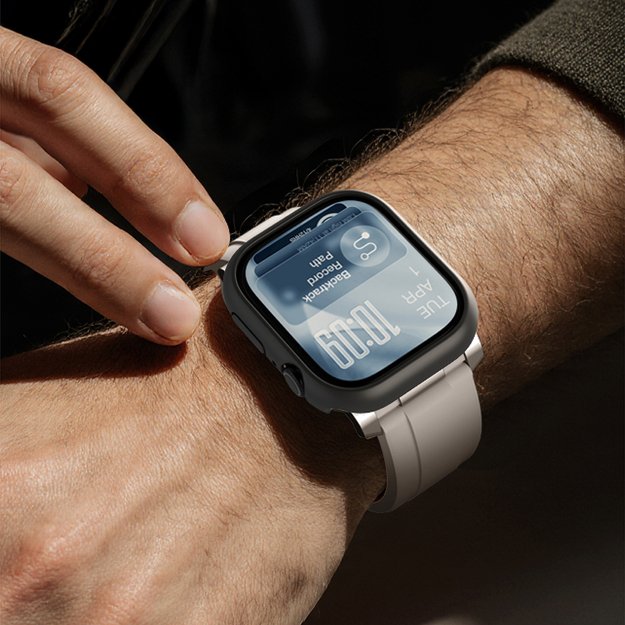 AmazingThing Minimal Protective Case for Apple Watch Series 11 46mm - Black 7