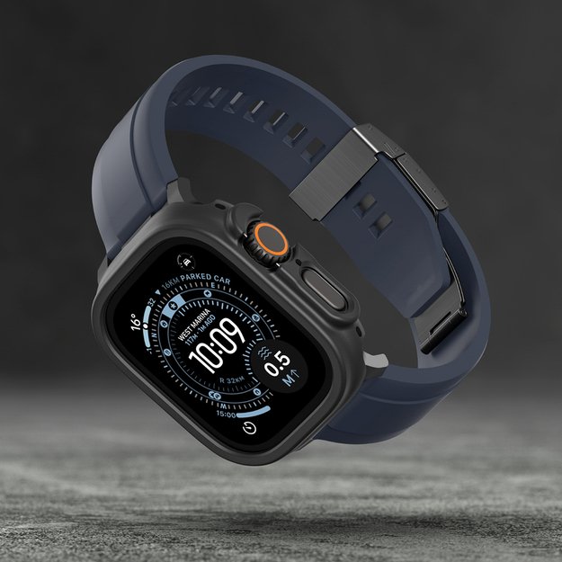 AmazingThing Minimal Protective Case for Apple Watch UItra 3 49mm - Black 7