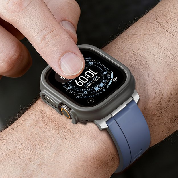 AmazingThing Minimal Protective Case for Apple Watch UItra 3 49mm - Black 11