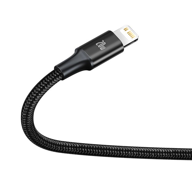 Baseus Rapid Series 3in1 USB-C - USB-C / Lightning / micro USB cable 20W PD 1.5m - black 3