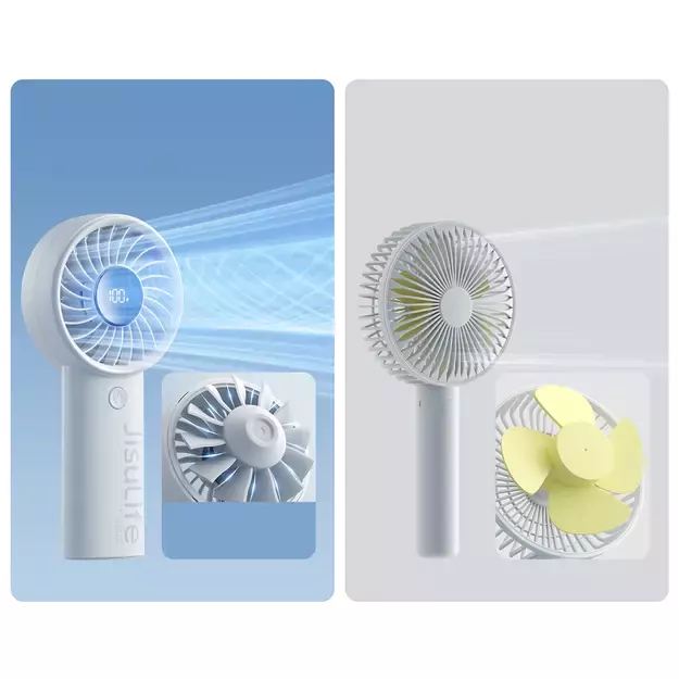 Jisulife Handheld Fan Life4 5000mAh Portable USB Fan - Gray 6