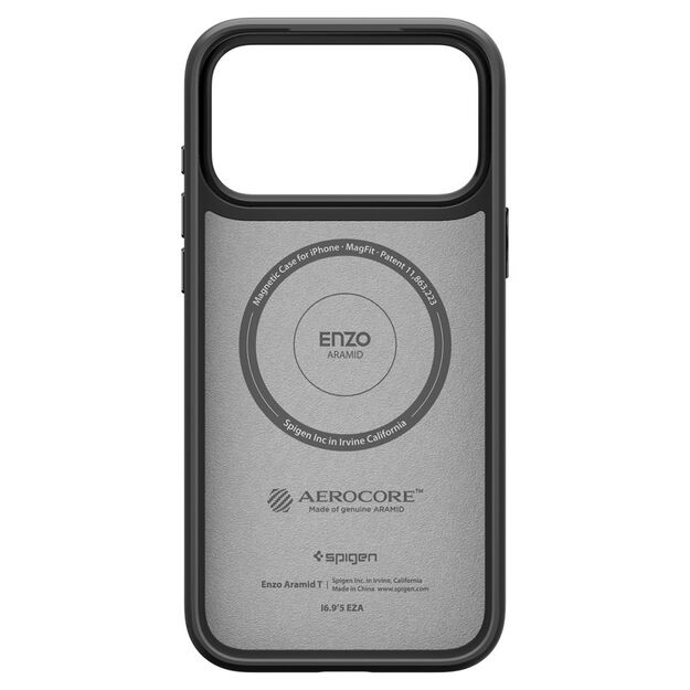 Spigen Enzo Aramid &quot T&quot  MagSafe case for iPhone 17 Pro - black 3