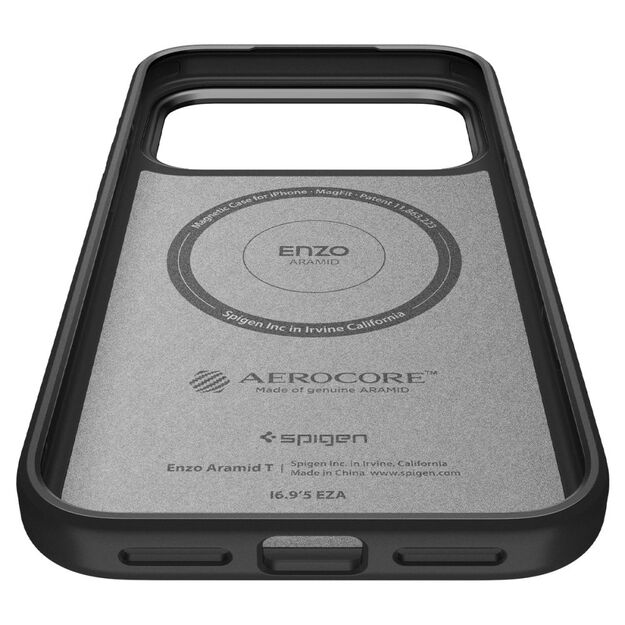 Spigen Enzo Aramid &quot T&quot  MagSafe case for iPhone 17 Pro - black 8