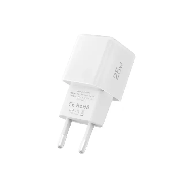 Tech-Protect NCM25 USB-C PD 25W Wall Charger - White 3