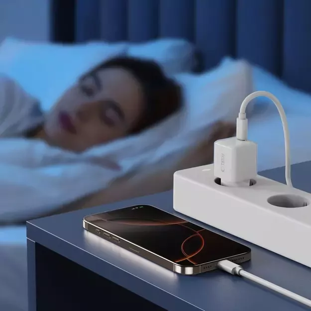 Tech-Protect NCM25 USB-C PD 25W Wall Charger - White 5