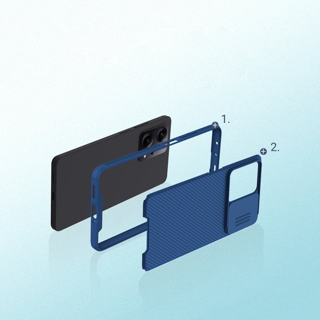 Nillkin CamShield Pro Case Case for Xiaomi Redmi Note 12 Pro / Poco X5 Pro 5G Cover with Camera Protector Black 9