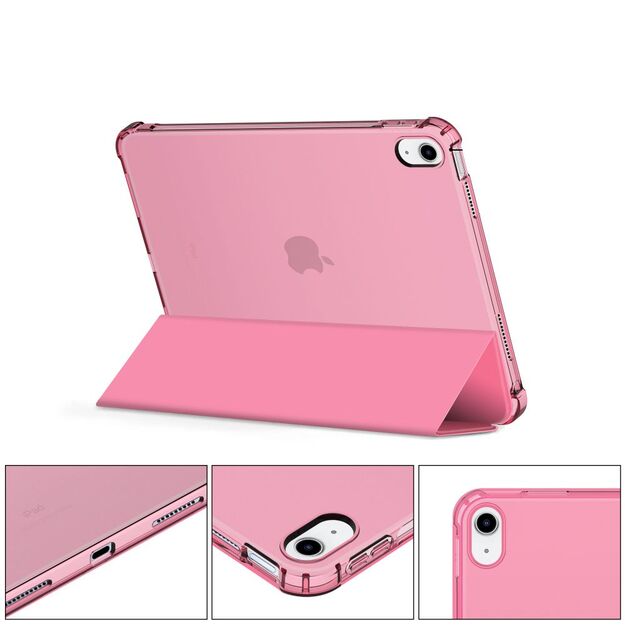 Tech-Protect SC Pen Hybrid Case for iPad 10 / 2022 - Pink - Transparent 5