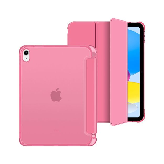Tech-Protect SC Pen Hybrid Case for iPad 10 / 2022 - Pink - Transparent 1