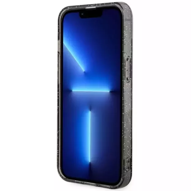 Guess Glitter Gold MagSafe case for iPhone 14 - black 11