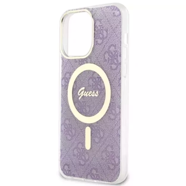 Guess GUHMP14XH4STU iPhone 14 Pro Max 6.7&quot  purple/purple hardcase 4G MagSafe 5