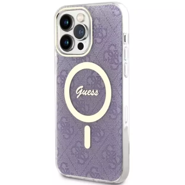 Guess GUHMP14XH4STU iPhone 14 Pro Max 6.7&quot  purple/purple hardcase 4G MagSafe 1