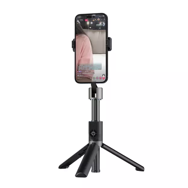 Selfie stick / telescopic pole with tripod Dudao F18B - black 5