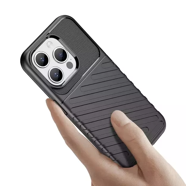 Armored iPhone 15 Pro Thunder Case - blue 3