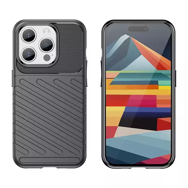 Armored iPhone 15 Pro Thunder Case - blue 4