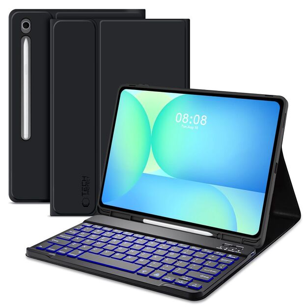 Tech-Protect SC Pen + Keyboard Case for Samsung Galaxy Tab S10 FE+ 13.1 X620 / X626B - Black 1