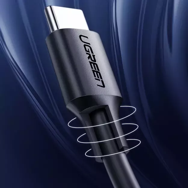 Ugreen US286 USB-C - USB-C PD QC 3A 480Mb/s cable 0.5m - black 8