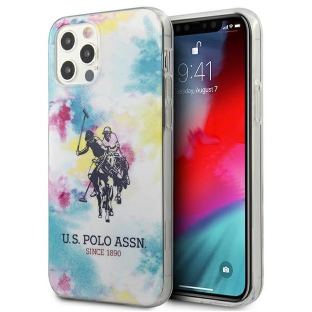 US Polo USHCP12LPCUSML iPhone 12 Pro Max 6,7  multicolor Tie & Dye Collection