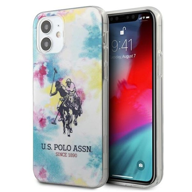 US Polo USHCP12SPCUSML iPhone 12 mini 5,4  multicolor Tie & Dye Collection