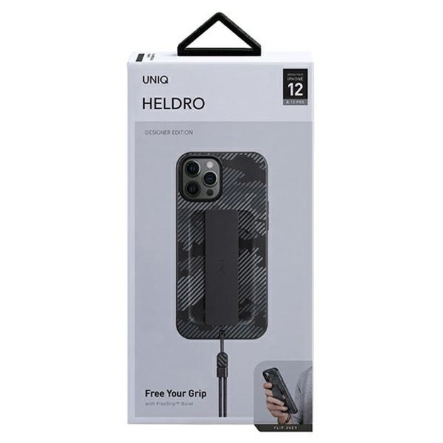 Uniq Heldro case for iPhone 12 / iPhone 12 Pro - black camouflage 7