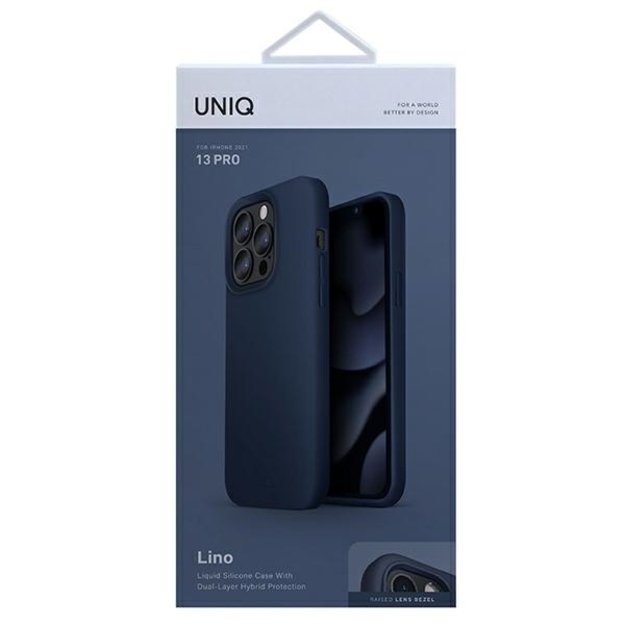 Uniq Lino case for iPhone 13 Pro / iPhone 13 - blue 5